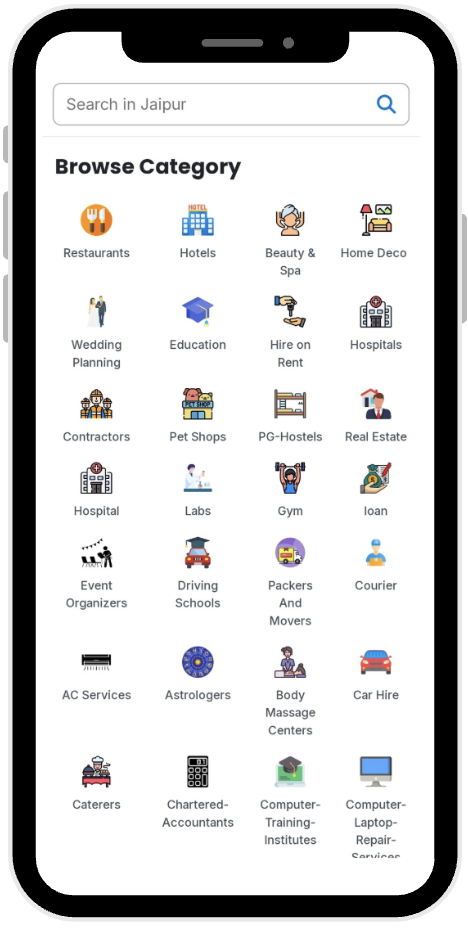 Person holding a phone